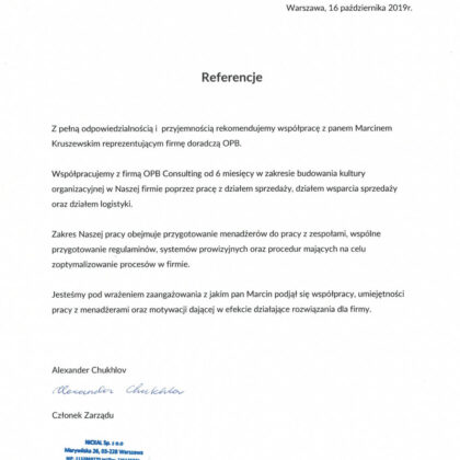 Referencja Nickal